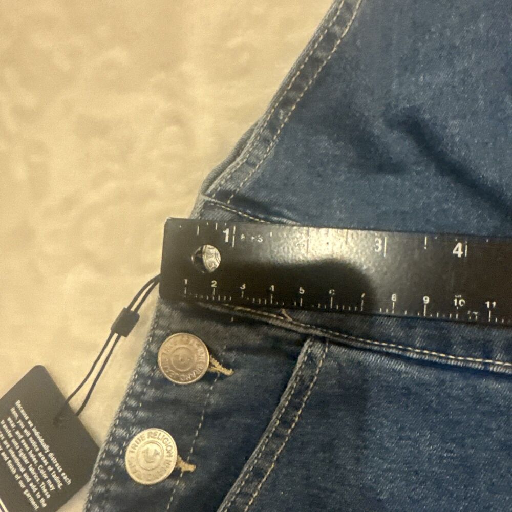 True Religion Women's Denims Straight Leg Overalls  size L - Picture 11 of 16